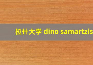 拉什大学 dino samartzis